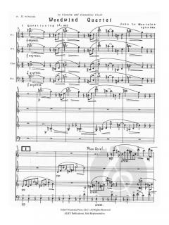 Woodwind Quartet op. 24a von John La Montaine 