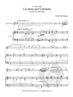 Cavatina and Cabaletta von David Evan Thomas 