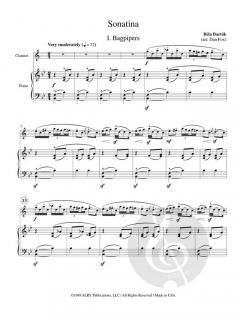 Sonatina von Béla Bartók 