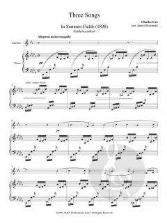 3 Songs von Charles Ives 