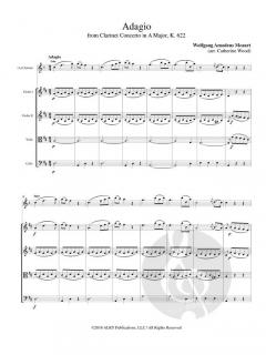 Adagio from Clarinet Concerto in A Major, K. 622 von Wolfgang Amadeus Mozart 
