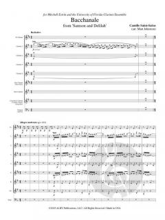 Bacchanale from Samson and Delilah von Camille Saint-Saëns 