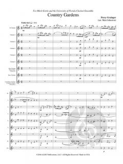 Country Gardens von Percy Aldridge Grainger 