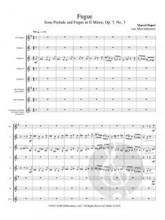 Fugue' from Prelude and Fugue in G minor von Marcel Dupré 
