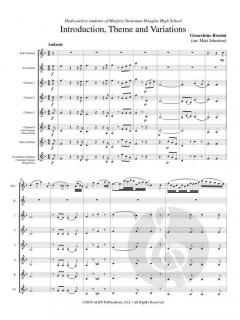 Introduction, Theme and Variations von Gioacchino Rossini 