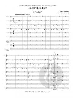 Lincolnshire Posy von Percy Aldridge Grainger 