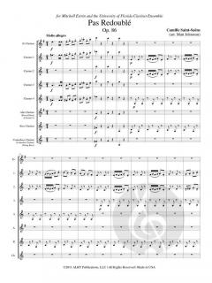 Pas Redoublé op. 86 von Camille Saint-Saëns 