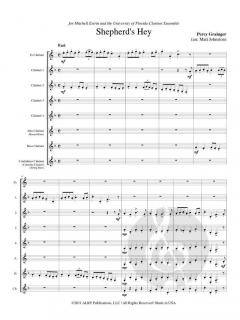 Shepherd's Hey von Percy Aldridge Grainger 