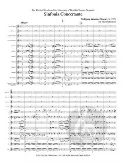 Sinfonia Concertante von Wolfgang Amadeus Mozart 