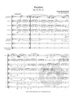 Vocalise von Sergei Rachmaninow 