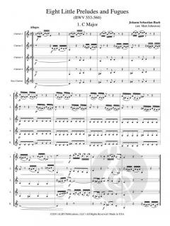 8 Little Preludes and Fugues von Johann Sebastian Bach 