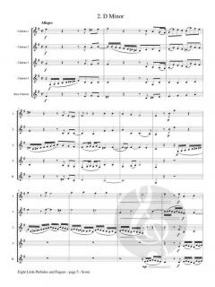 8 Little Preludes and Fugues von Johann Sebastian Bach 