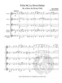 Il Est Né Le Divin Enfant von Marcel Dupré 
