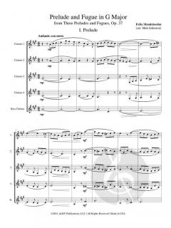 Prelude and Fugue in G Major von Felix Mendelssohn Bartholdy 