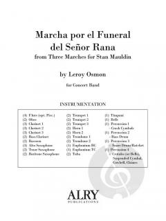 Marcha por el Funeral del Señor Rana von Leroy Osmon 