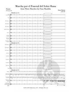 Marcha por el Funeral del Señor Rana von Leroy Osmon 