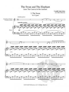 The Swan and The Elephant from The Carnival of the Animals von Camille Saint-Saëns 