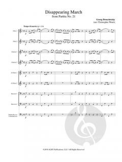Disappearing March from Partita No. 21 von Georg Druschetzky 