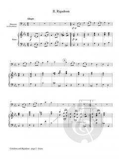 Cantilena and Rigadoon von Thomas Schudel 