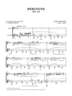 Berceuse op. 22 von Jules Mouquet 
