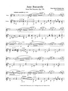 June: Barcarolle von Peter Iljitsch Tschaikowsky 