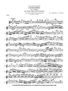 Concerto for Flute and Harp von Wolfgang Amadeus Mozart 
