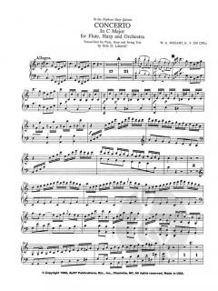 Concerto for Flute and Harp von Wolfgang Amadeus Mozart 