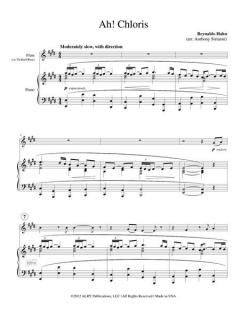 Ah! Chloris von Reynaldo Hahn 