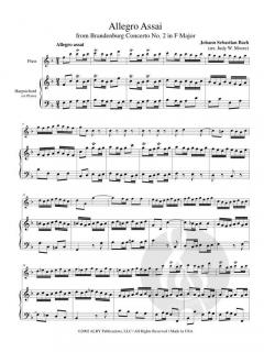 Allegro Assai from Brandenburg Concerto No. 2 von Johann Sebastian Bach 