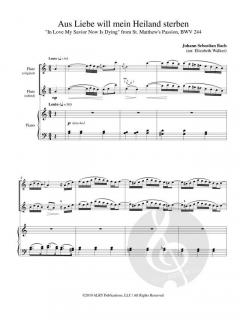 Aus Liebe will mein Heiland sterben von Johann Sebastian Bach 