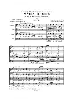 Bilder aus der Mátra-Gegend (Zoltan Kodaly) 