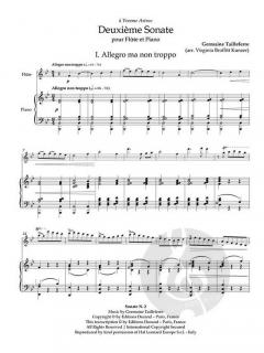 Deuxieme Sonate von Germaine Tailleferre 