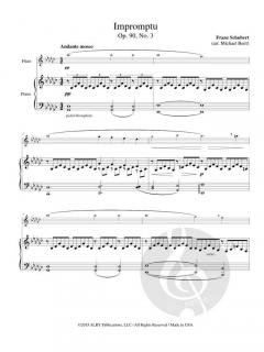 Impromptu op. 90, No. 3 von Franz Schubert 