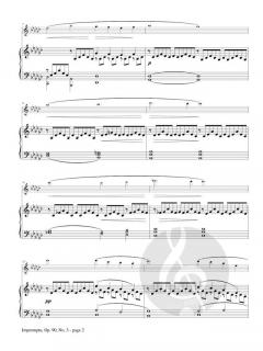 Impromptu op. 90, No. 3 von Franz Schubert 