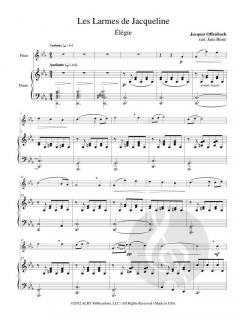 Les Larmes de Jacqueline - Elégie von Jacques Offenbach 