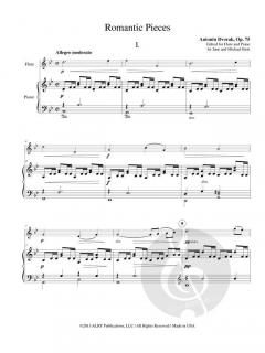 Romantic Pieces op. 75 von Antonín Dvořák 