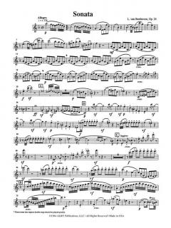 Sonata in F Major, Opus 25, No. 5, 'Spring' von Ludwig van Beethoven 
