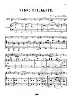 Waltzes von Frédéric Chopin 
