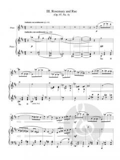 From Grandmother's Garden fo Flute and Piano von Amy Beach 