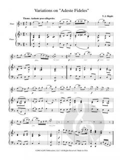 Variations on 'Adeste Fideles' von T.J. Dipple 