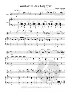 Variations on 'Auld Lang Syne' von Charles Nicholson 