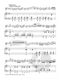 Variations on 'Auld Lang Syne' von Charles Nicholson 