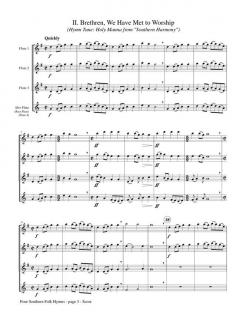 A Sacred Collection, Vol. III: 4 Southern Folk Hymns 