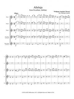 Alleluja from 'Exsultate Jubilate' von Wolfgang Amadeus Mozart 