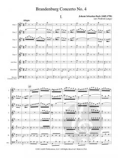 Brandenburg Concerto No. 4 von Johann Sebastian Bach 