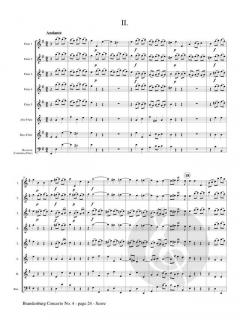 Brandenburg Concerto No. 4 von Johann Sebastian Bach 