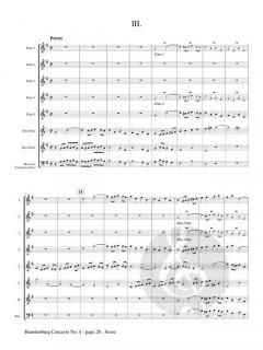 Brandenburg Concerto No. 4 von Johann Sebastian Bach 