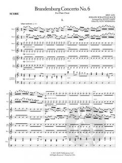 Brandenburg Concerto No. 6 von Johann Sebastian Bach 