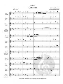 Canzona von Giovanni Gabrieli 