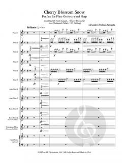 Cherry Blossom Snow von Alexandra Molnar-Suhajda 